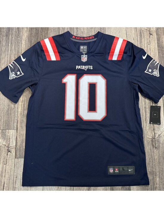 Nike Other - Mac Jones New England Patriots Nike Navy Blue Game Jersey Mens LARGE
